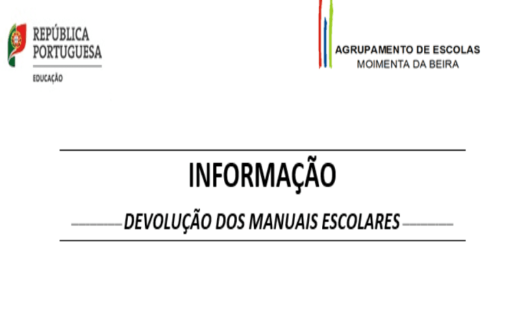 Devolução de Manuais Escolares