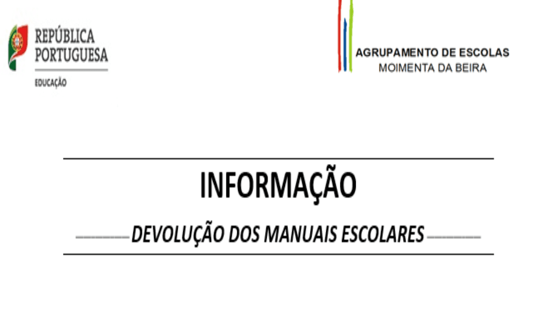 Devolução de Manuais Escolares
