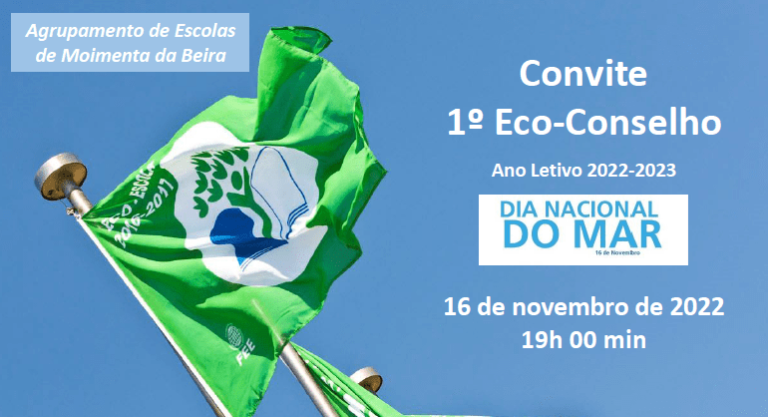 Convite – 1º Eco-Conselho (16 de novembro pelas 19:00 horas)