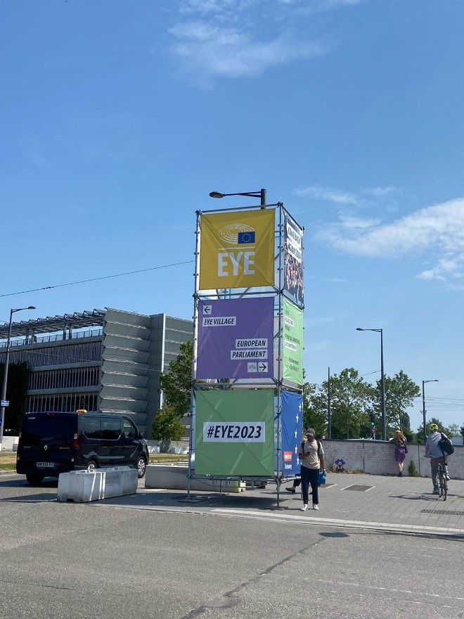 Agrupamento de escolas de Moimenta da Beira presente no EYE2023 (foto 1 de 5)