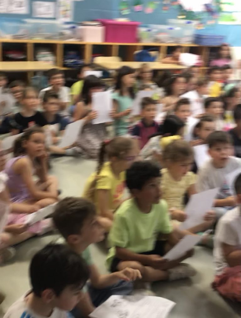 Marcha de São João-alunos do 1 ano da Escola Básica de Moimenta da Beira (foto 1 de 9)